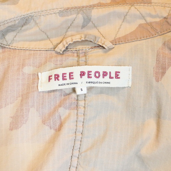 Free People Lead The Way Taupe Combo Camo … - Picture 4 of 7